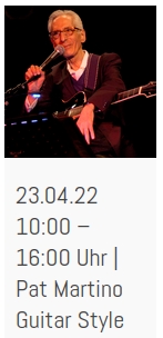PAT MARTINO STYLE workshop